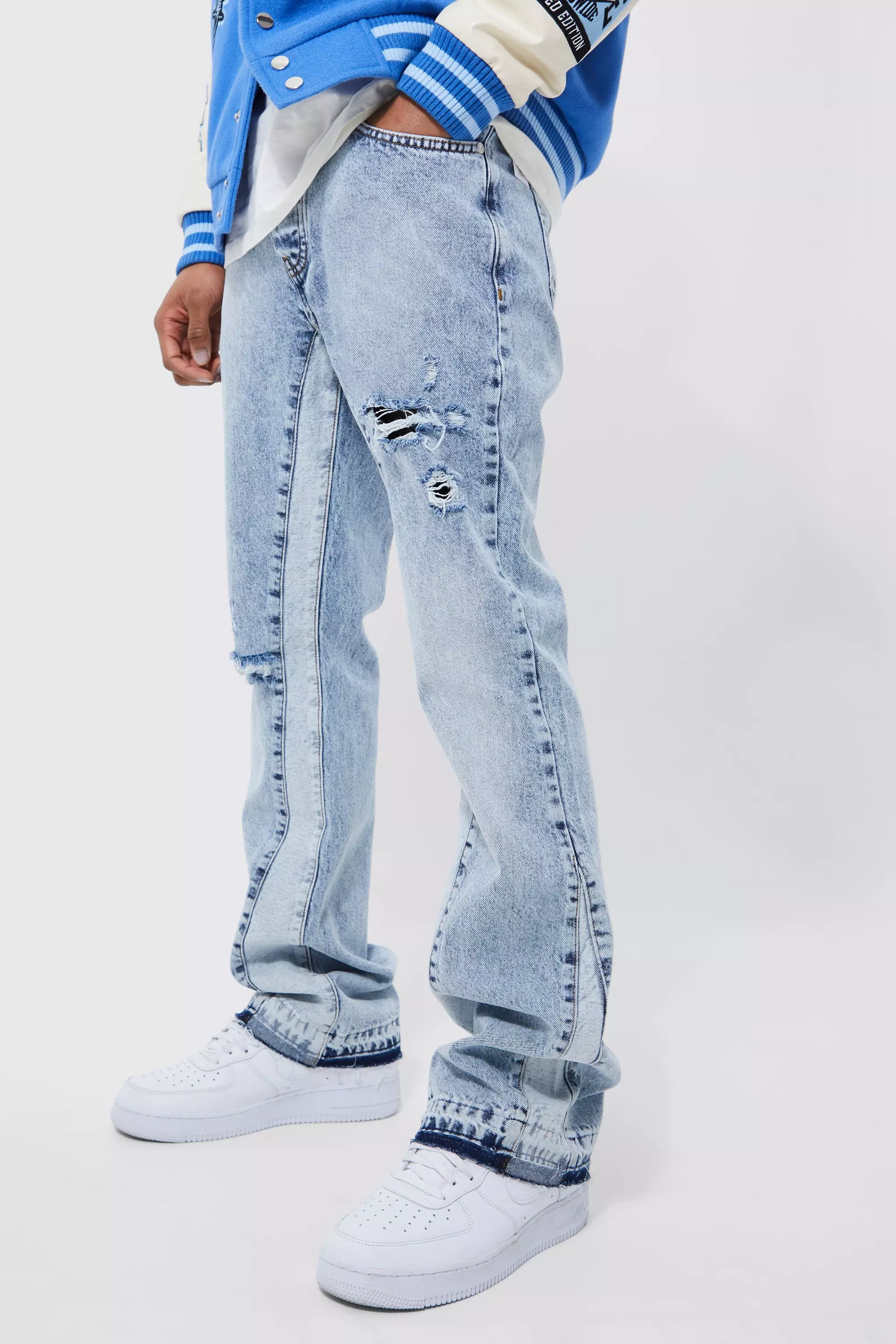 Panelled jeans hot sale